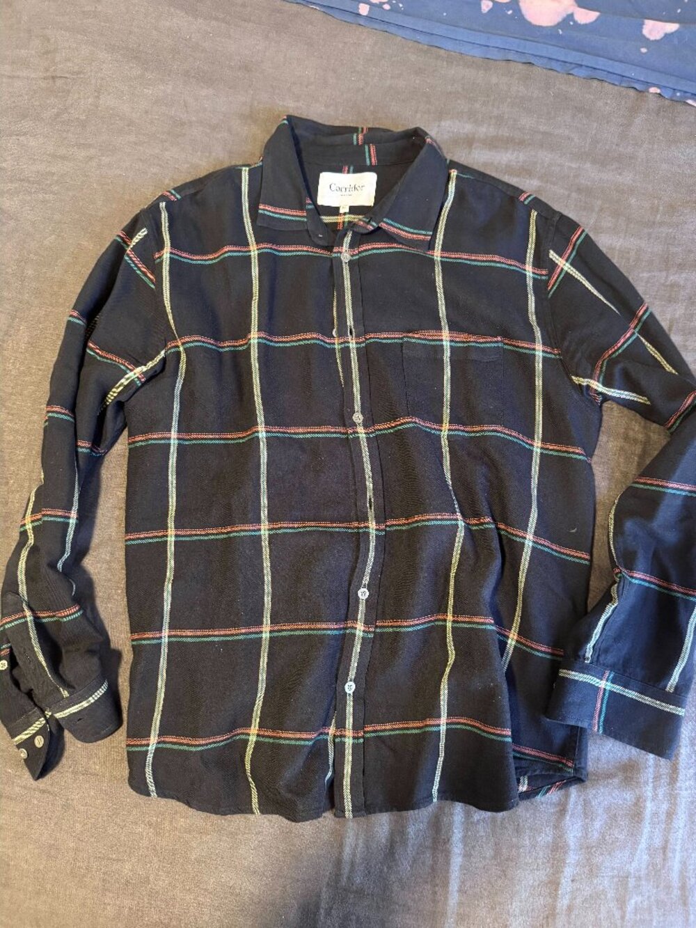 Black Plaid XL Corrider Flannel shirt